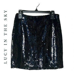 1528. LUCY IN THE SKY‎ SEQUINS MINI LENGTH SKIRT SIZE SEE MEASUREMENTS HALO